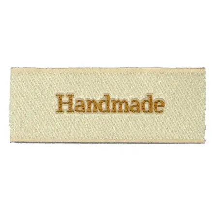 Label Handmade Sandfarve