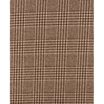 Jacquard Stof 150cm 1658 - Brun med små tern