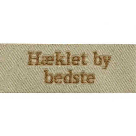 Label Hæklet by Bedste Sandfarve