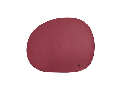 Aida - RAW Silicone - dækkeserviet bordeaux 1 stk 41 x 33,5 cm