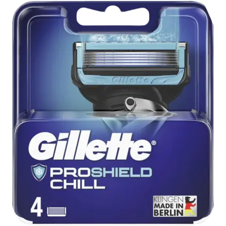 Gillette ProSheild Chill Barberblade 4 stk