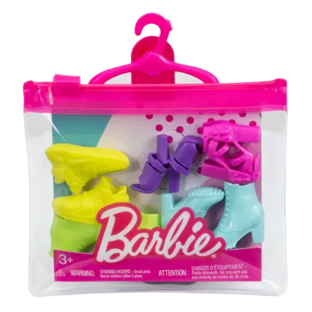 Barbie Accessories Sko - 5 stk