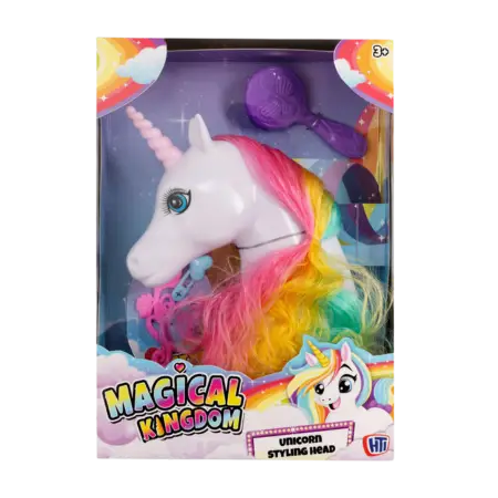 Magical Kingdom Unicorn Styling Head - Hvid