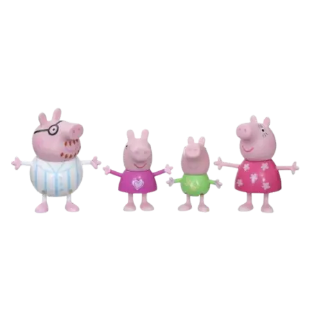 Gurli Gris Peppa's Family Bedtime Figursæt - 4 stk