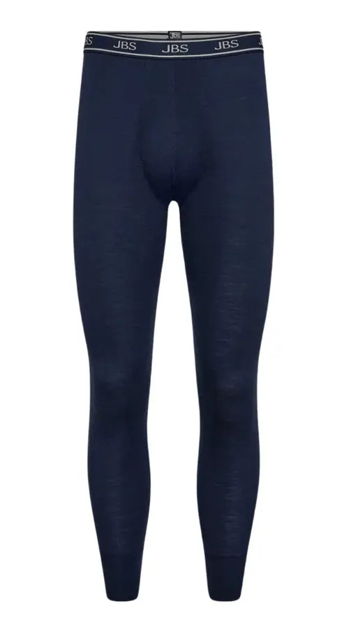 Lange underbukser i 100% merino uld til mænd, JBS, navy, str. medium