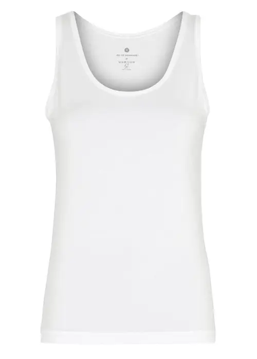 Bambus tanktop til kvinder, JBS of Denmark, hvid, str. XS