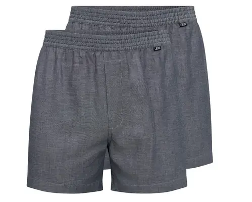 2-pak JBS chambrey boxershorts, navy str. M