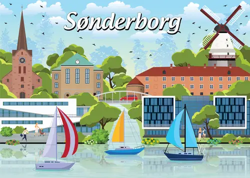 Danske byer: Sønderborg, 1000 brikker