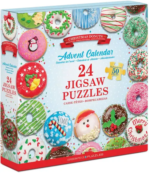 Julekalender - Donuts (24 X 50 brikker)