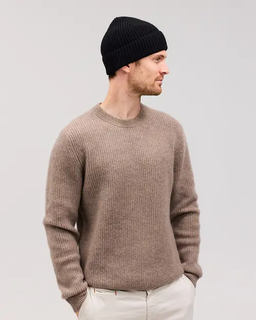 HELGI beanie cashmere hue sort