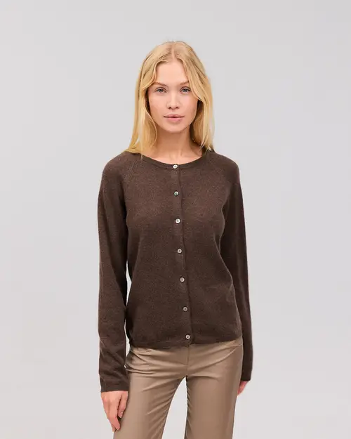 GISLA cashmere cardigan buffalo