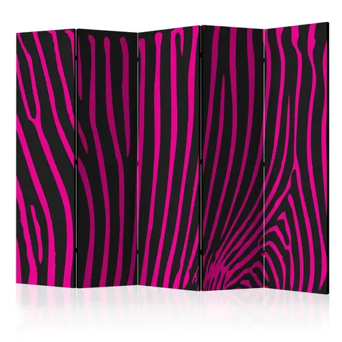 Skærmvæg Zebra pattern (violet) II