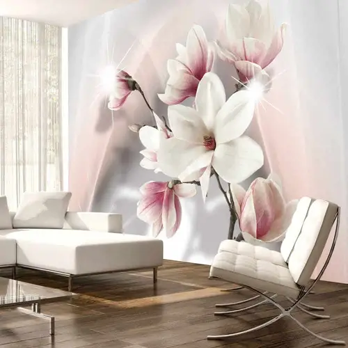 Fototapet White magnolias