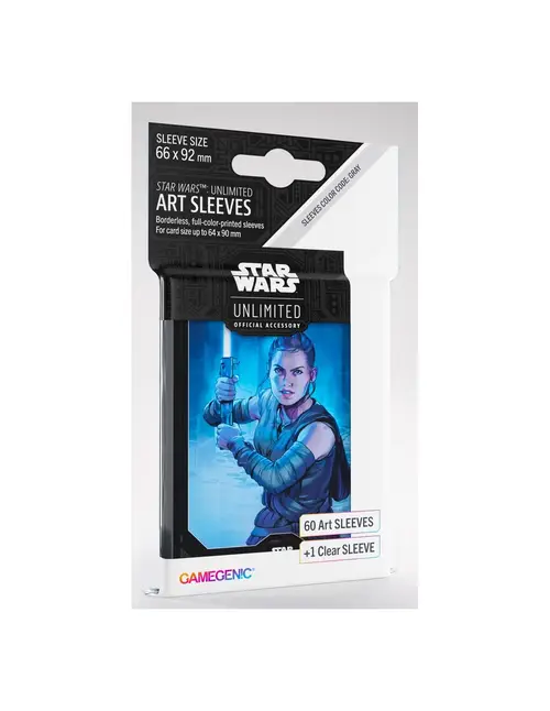 Star Wars Unlimited Art Sleeves, Rey - 60 stk - plastiklommer - Gamegenic