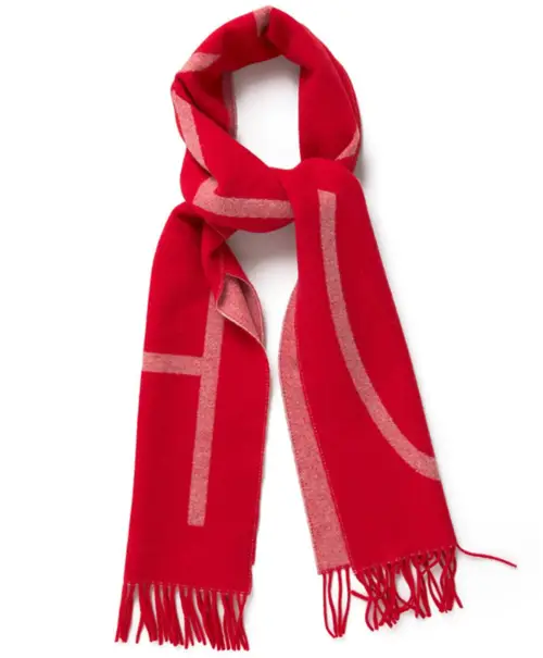 D1. LOGO WOOL SCARF