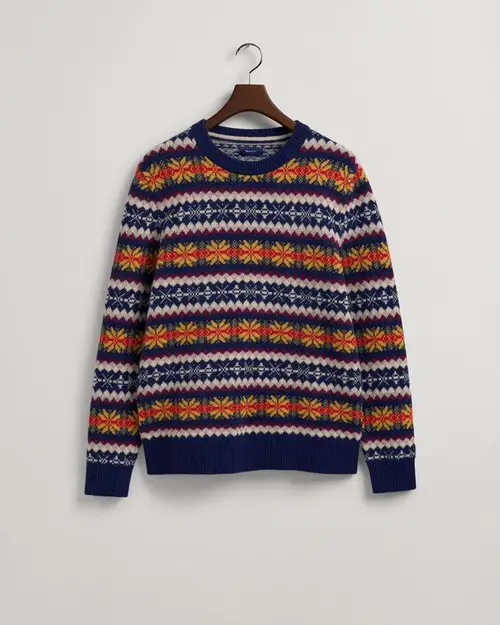 D2. FAIR ISLE C-NECK