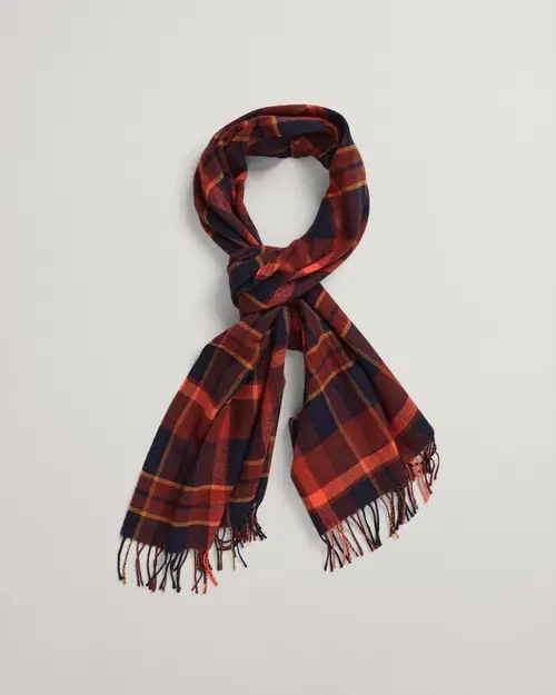 D2. WOOL CHECK SCARF