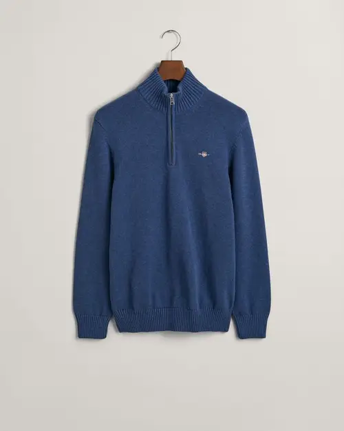 CASUAL COTTON HALFZIP