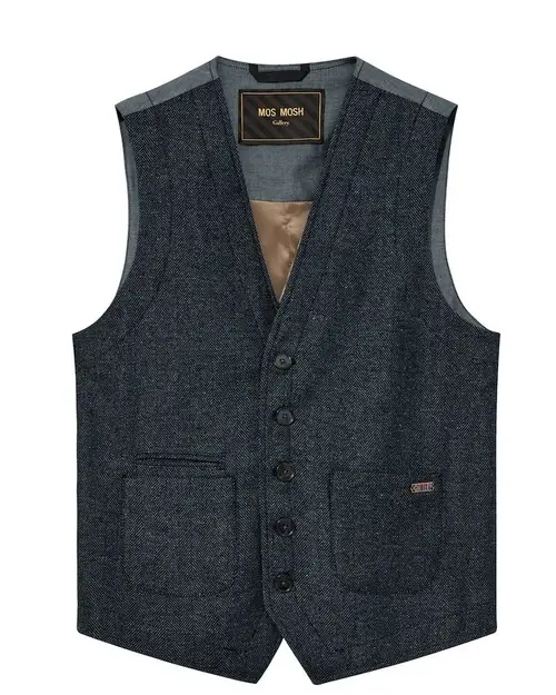 MMGMason Herringbone Waistcoat