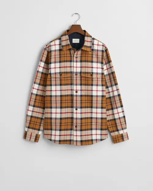 HERRINGBONE CHECK OVERSHIRT