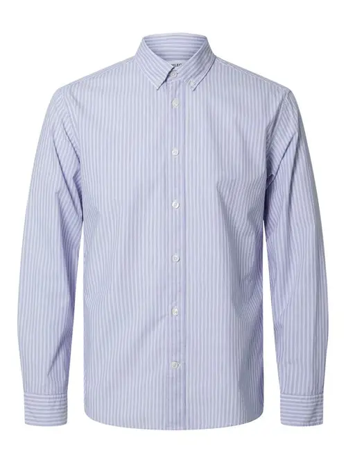 SLHREG-ROBIN STRIPE BUTTON DOWN SHI