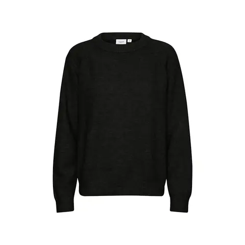 Striktrøje / Pullover "GarbieSZ" sort - Saint Tropez