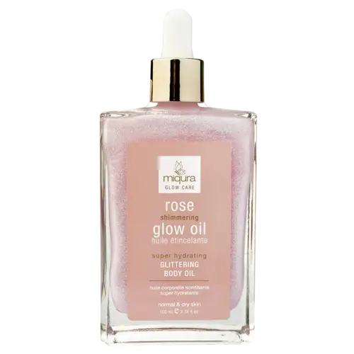 Miqura rose shimmering glow oil