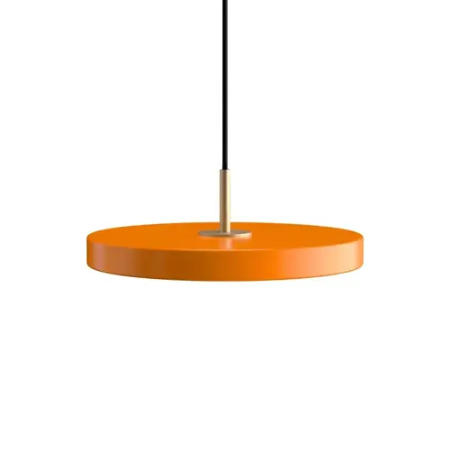 Asteria Plus Mini Pendel Nuance Orange m/ Messingtop - Umage