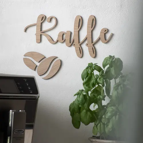 Kaffe dekoration inkl. kaffebønner Eg - BOLIGEN > KØKKEN - Living Nature