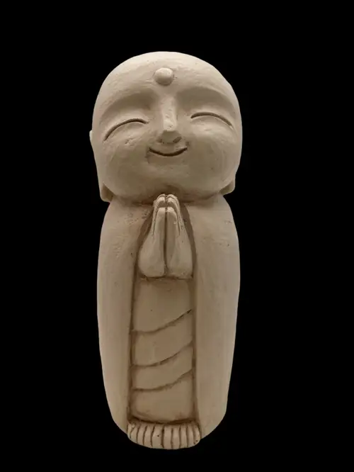 Hvid Jizo Buddha