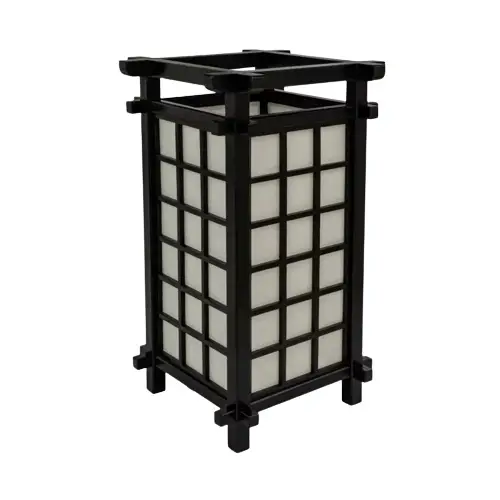 Japansk lampe Ido sort