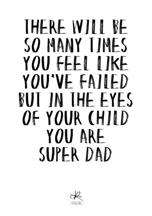 A4 Plakat - SUPER DAD