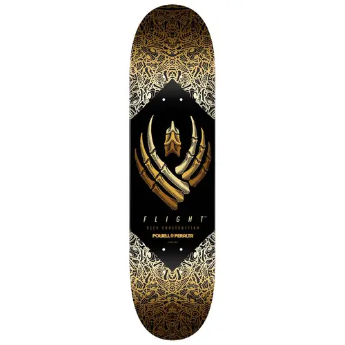 Powell Peralta Bones Flight Deck Gul 8.75 X 32.95