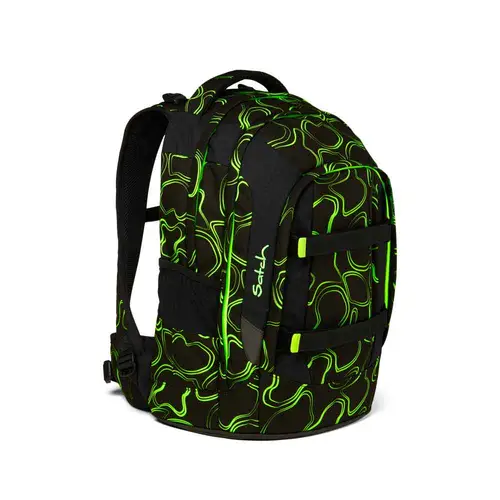 Satch Pack School Bag 30L Green Supreme