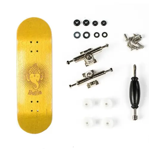 Bollie Mini Logo Fingerboard Gul