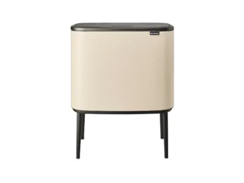 Brabantia Affaldsspand med låg | Bo Touch Bin | 11 + 23 Liter | Beige