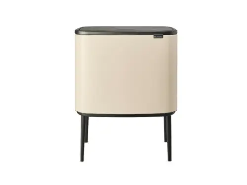 Brabantia Affaldsspand med låg | Bo Touch Bin | 3 x 11 Liter | Beige