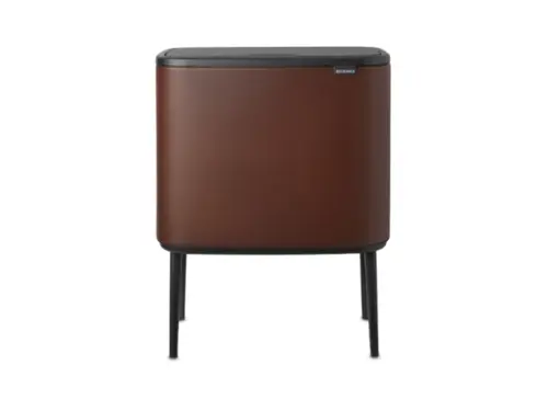 Brabantia Affaldsspand med låg | Bo Touch Bin | 11 + 23 Liter | Brun