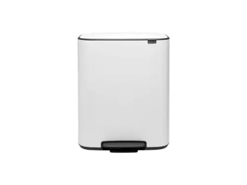 Brabantia Pedalspand Bo | 2 x 30 Liter | Hvid