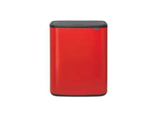 Brabantia Affaldsspand med låg | Bo Touch | 2 x 30 Liter | Rød