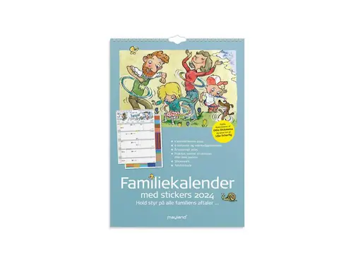 Familiekalender Otto Dickmeiss 6 kol. A3 2024