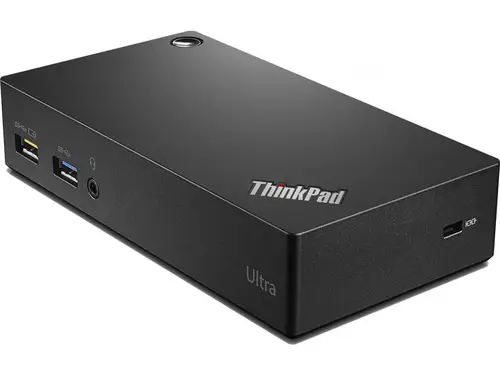 Lenovo Thinkpad USB 3.0 Ultra Dockingstation Sort - Refurb Dock