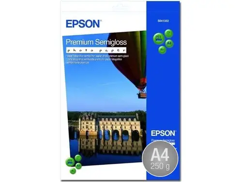 Fotopapir A4 251gr. Epson Premium Semigloss 20 ark