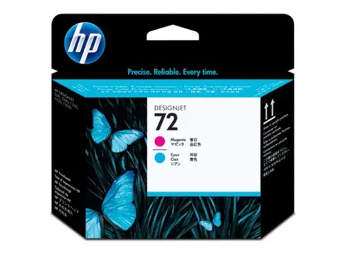 HP 72 Printhoved C9383a Magenta / Cyan