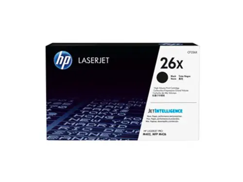 HP 26X Toner Cf226x Sort