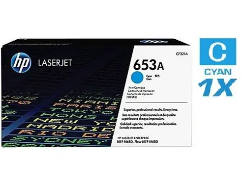 HP 653a Toner Cf321a Cyan