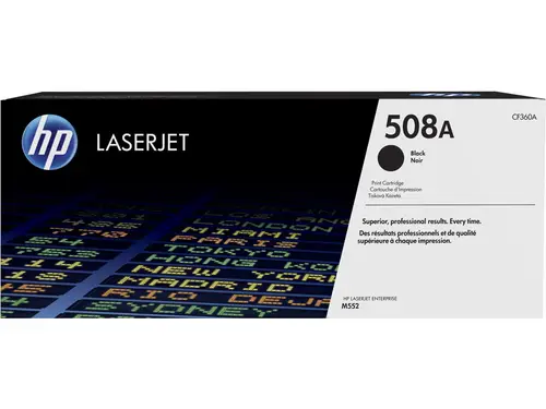 HP 508a Toner Cf360a Sort