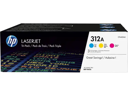 HP 312a Toner Cf440a CMY