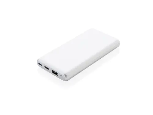 Ultrahurtig 10.000 mAh Powerbank med PD, Hvid