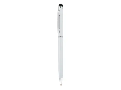 Tynd Stylus pen i Metal, Hvid